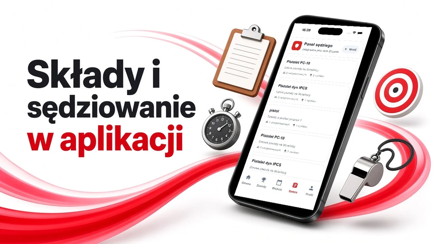Składy i sędziowanie zawodów w aplikacji StrzelApp Składy i sędziowanie zawodów w aplikacji StrzelApp