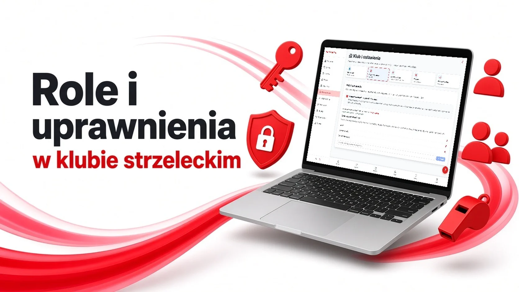 Role i uprawnienia użytkowników w klubie strzeleckim