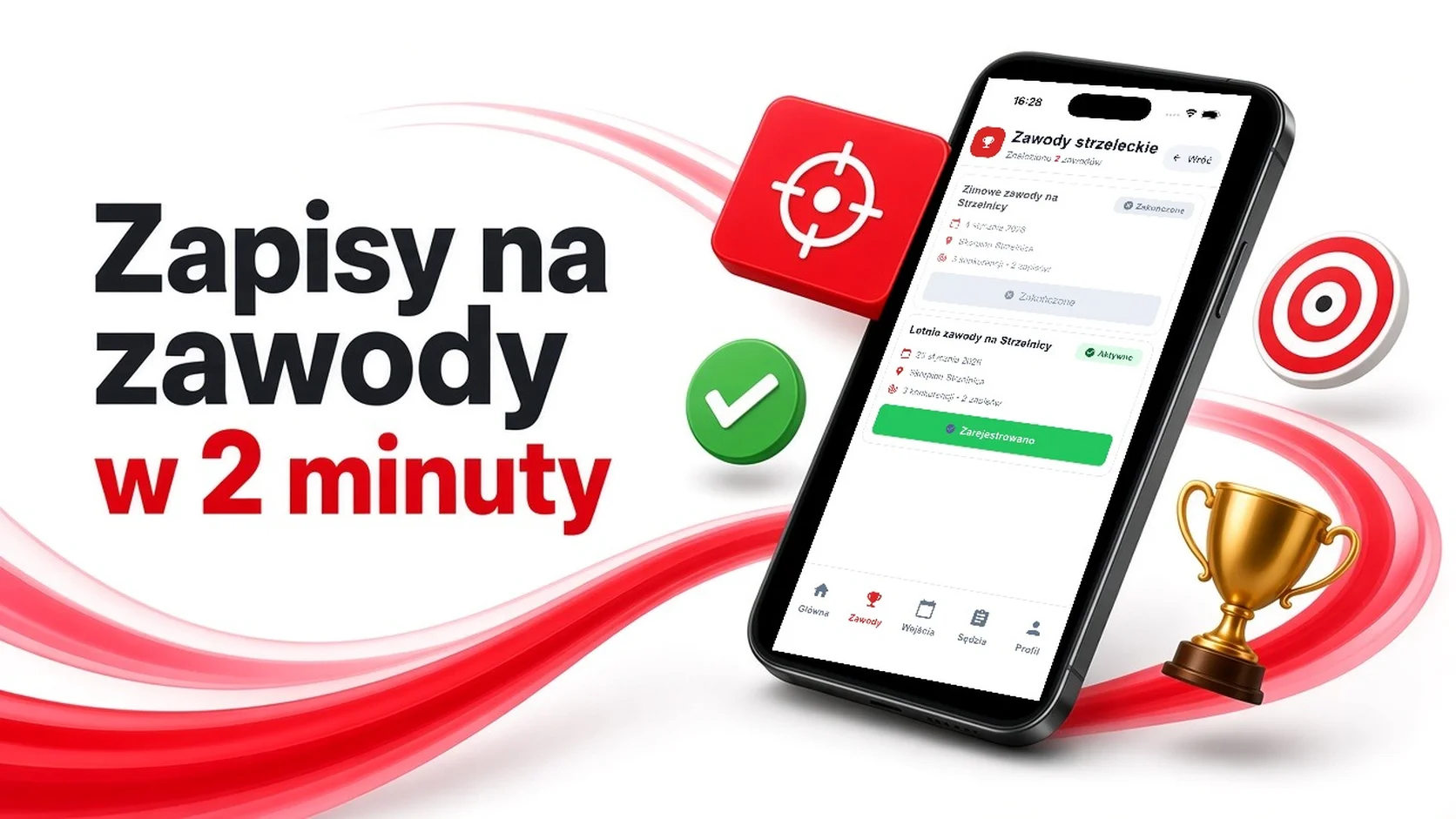 Zapisy na zawody strzeleckie online w aplikacji StrzelApp