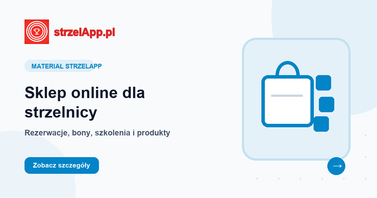 Sklep online i rezerwacje strzelnicy